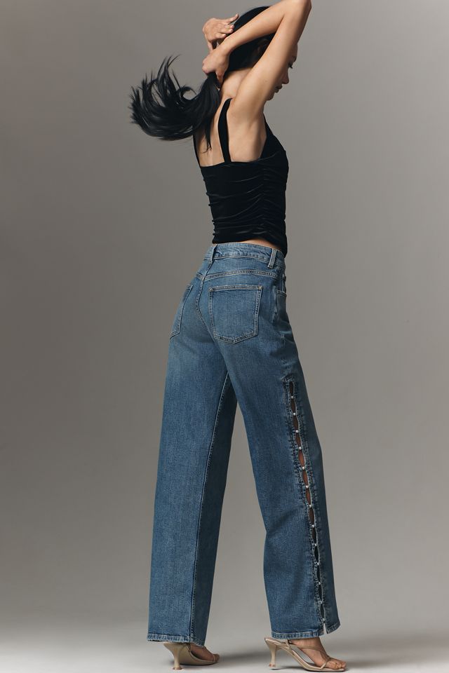 Maeve Perla High-Rise Straight Jeans #3