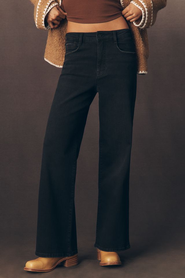 The Robbie High-Rise Flared Fray Jeans by Pilcro #2