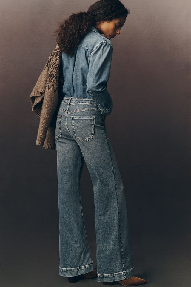 Jeans a Zampa a Vita Alta con Tasche Pilcro #1