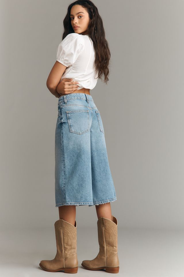 Pilcro Mid-Rise Culotte Denim #2