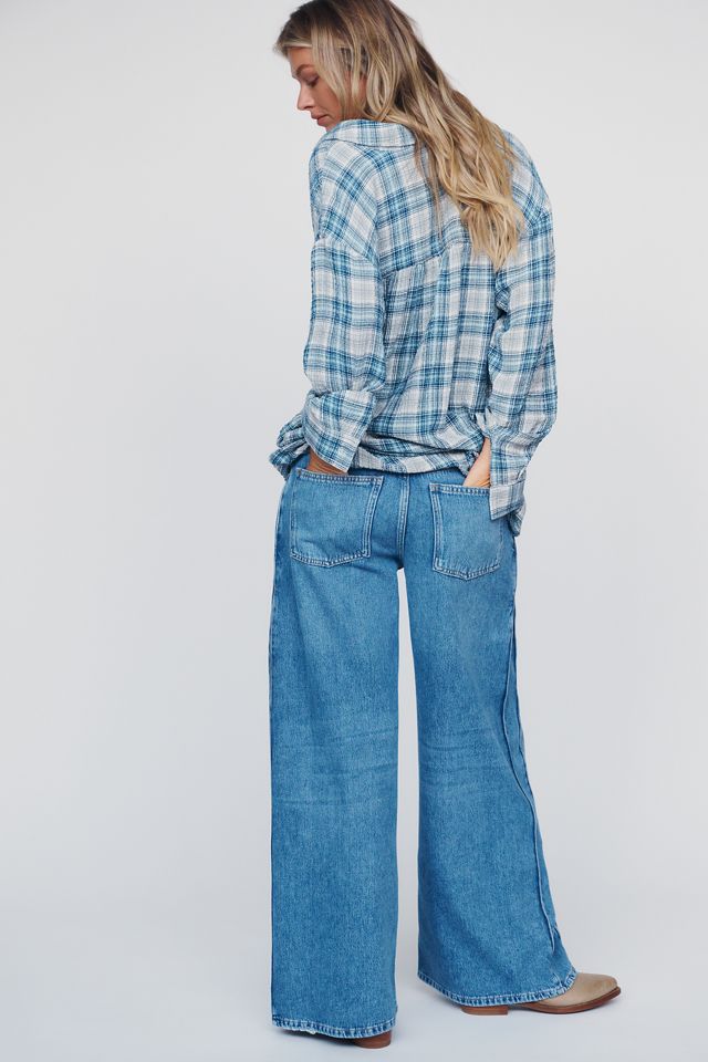 Pilcro High-Rise Wide-Leg Side-Gusset  Jeans #3