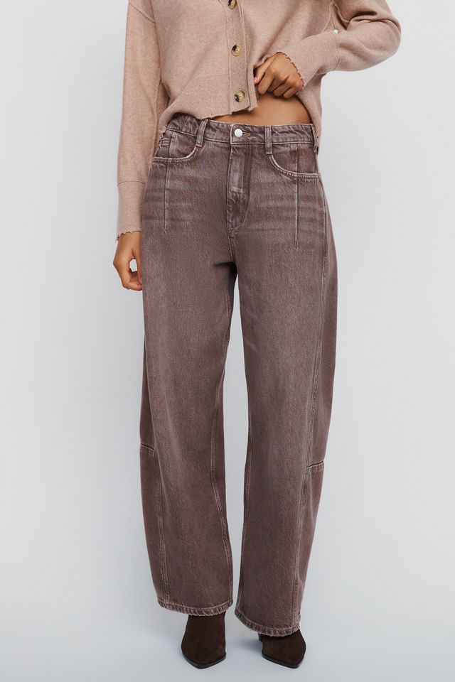 Pilcro Heritage Curve High-Rise Barrel Jeans #3