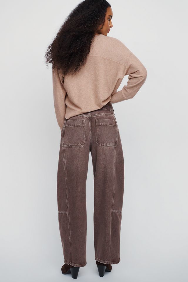 Pilcro Heritage Curve High-Rise Barrel Jeans #4