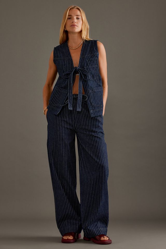 Damson Madder Rafe Wide-Leg Jeans  #1