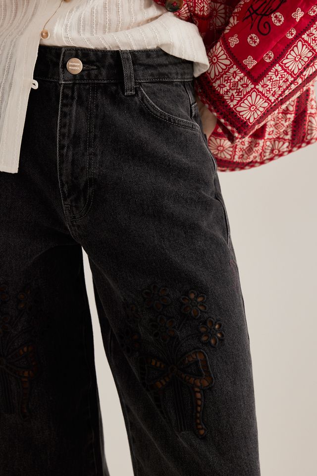 Jeans Drew Broderie Damson Madder #3