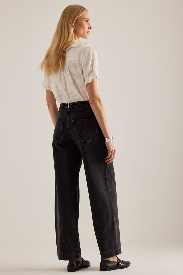 Jeans Drew Broderie Damson Madder #1