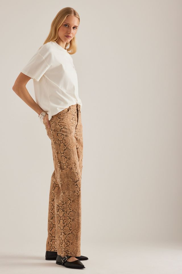 Damson Madder Drew Snake-Print Cargo Jeans #2