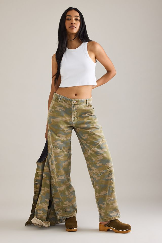 Damson Madder Drew Camo Cargo Jeans #3