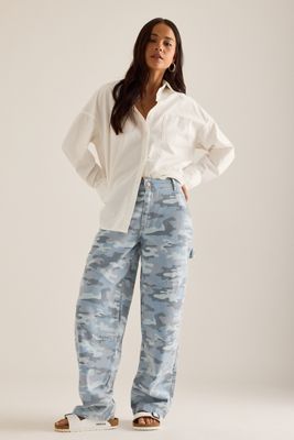 Damson Madder Drew Camo Cargo Jeans