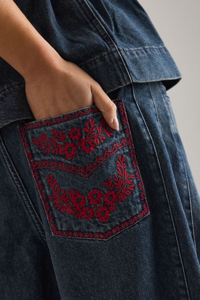 Jeans a gamba larga Neve Damson Madder #5