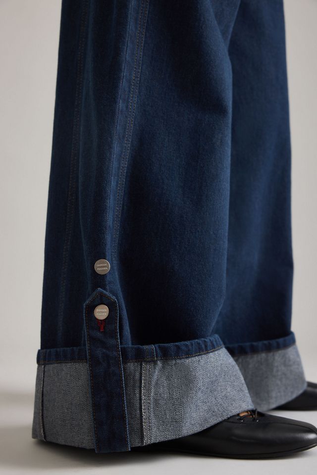 Jeans a Gamba Larga con Risvolto Wylie Damson Madder #4