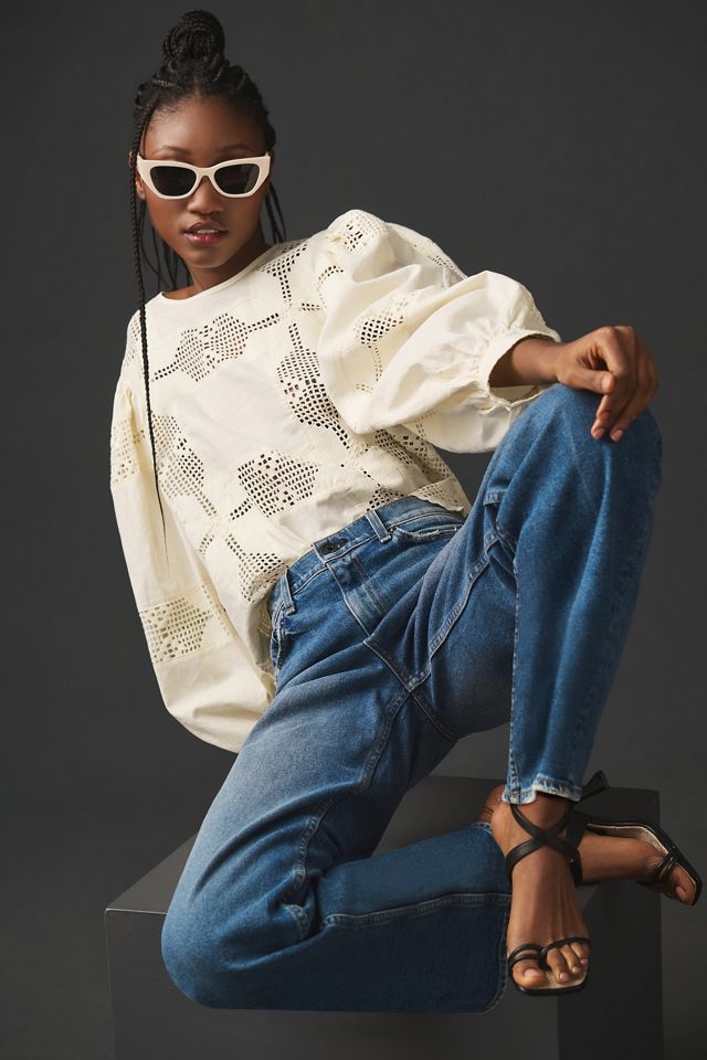 ASKK NY Wide-Leg Crop Jeans #5