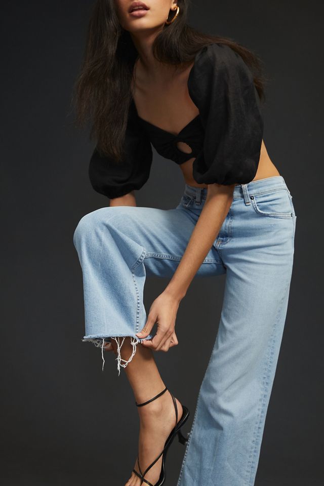ASKK NY Mid-Rise Wide-Leg Crop Jeans #4
