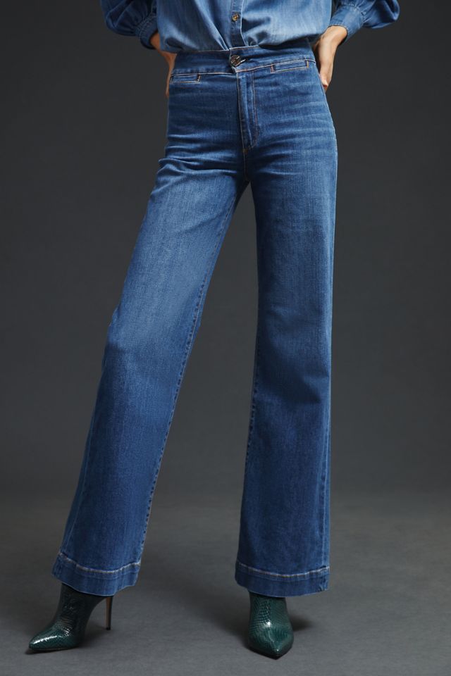 ASKK NY Brighton High-Rise Wide-Leg Jeans #1