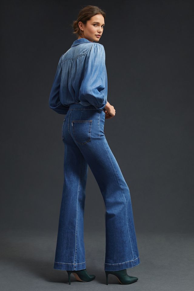 ASKK NY Brighton High-Rise Wide-Leg Jeans #4