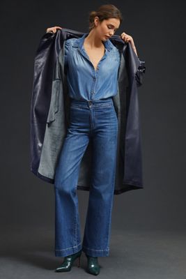 ASKK NY Brighton High-Rise Wide-Leg Jeans