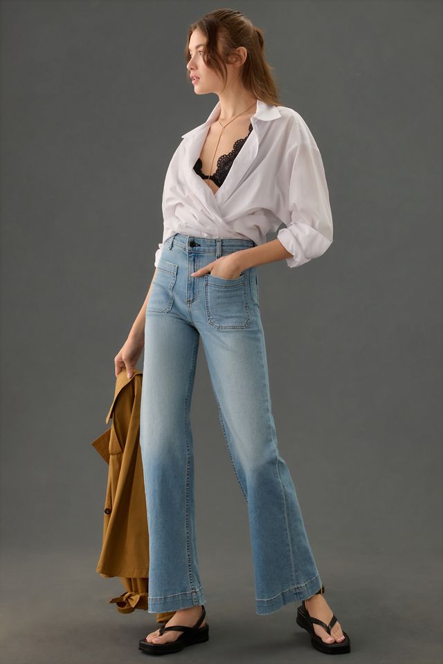 ASKK NY Sailor High-Rise Crop Wide-Leg Jeans #3