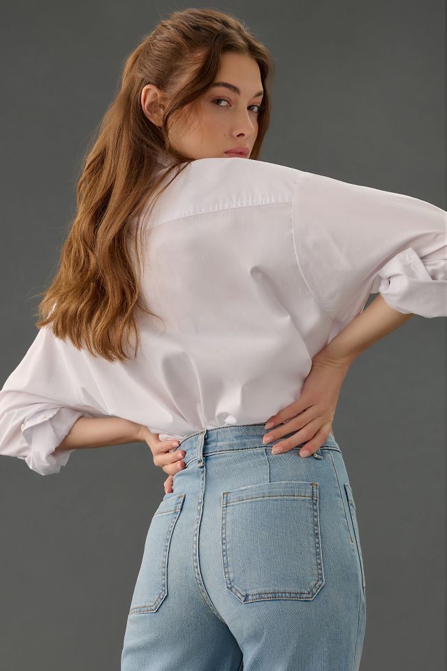 ASKK NY Sailor High-Rise Crop Wide-Leg Jeans #5