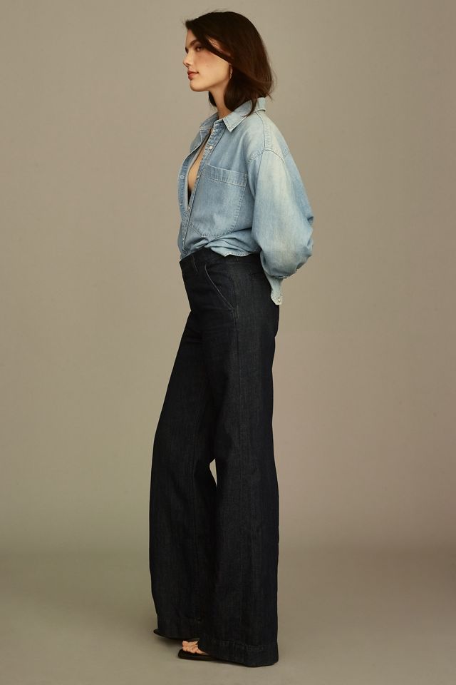 ASKK NY High-Rise Wide-Leg Trouser Jeans #2
