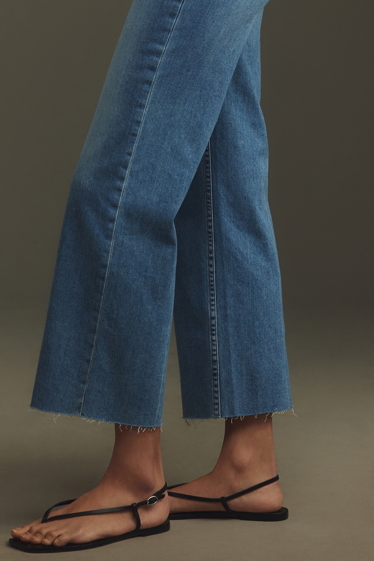 ASKK NY Crop High-Rise Wide-Leg Jeans