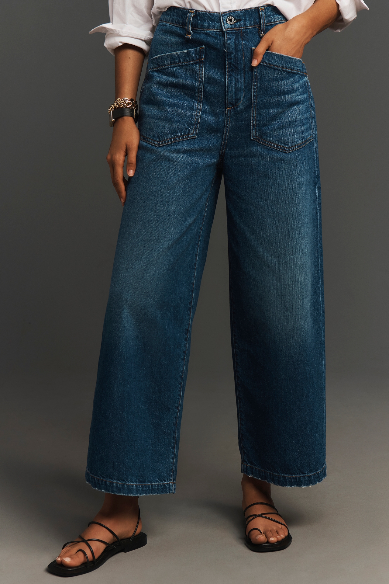 ASKK NY Virginia High-Rise Cuff Jeans