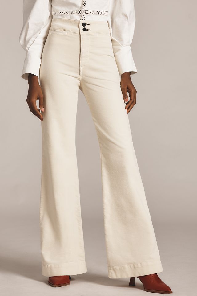 ASKK NY Brighton Corduroy High-Rise Wide-Leg Jeans #2