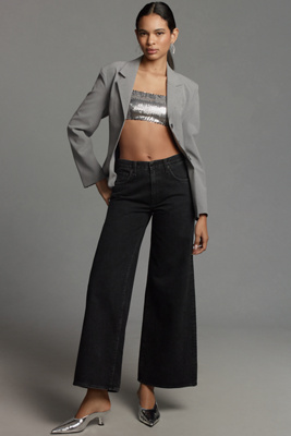 L'Appartement 【ASKK NY】CROPPED DENIM　レア ASKK NY Mid-Rise Crop Wide-Leg Jeans | Anthropologie
