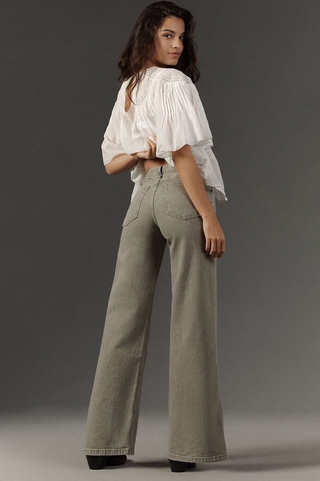 L'Appartement 【ASKK NY】CROPPED DENIM　レア ASKK NY Mid-Rise Crop Wide-Leg Jeans | Anthropologie