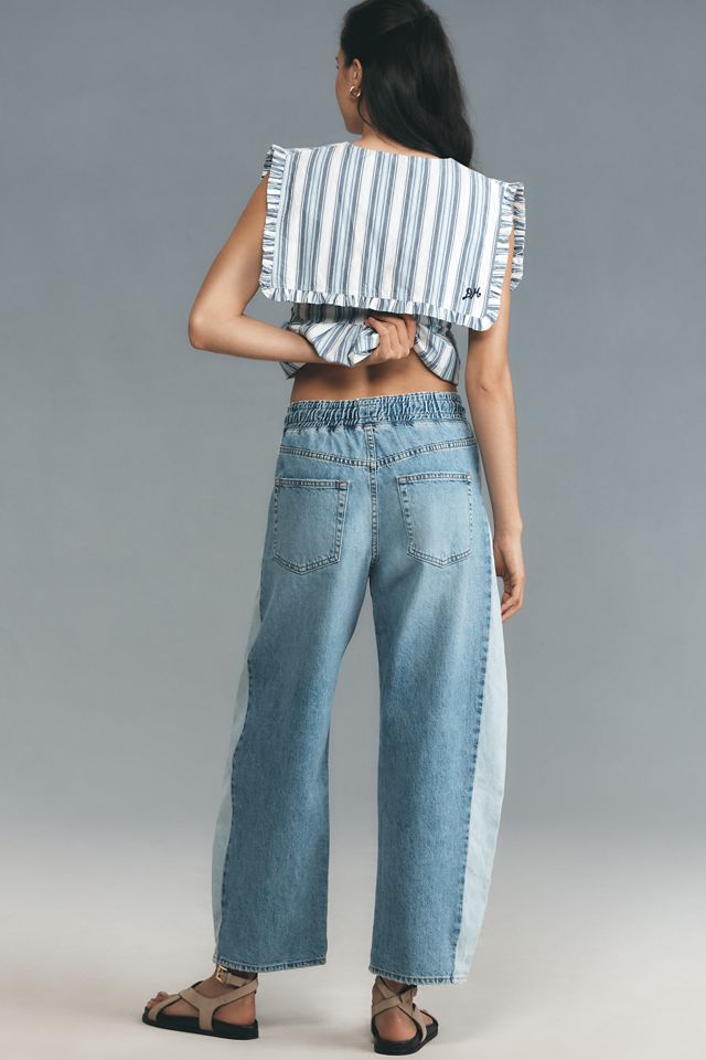ASKK NY High-Rise Drawstring Barrel Jeans #2