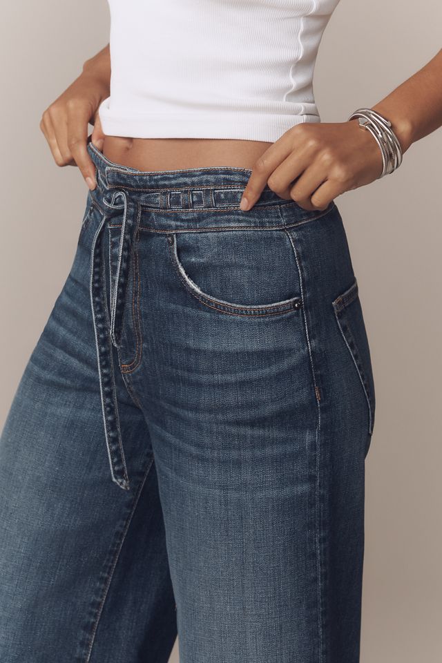 ASKK NY Rio High-Rise Crop Wide-Leg Jeans | Anthropologie