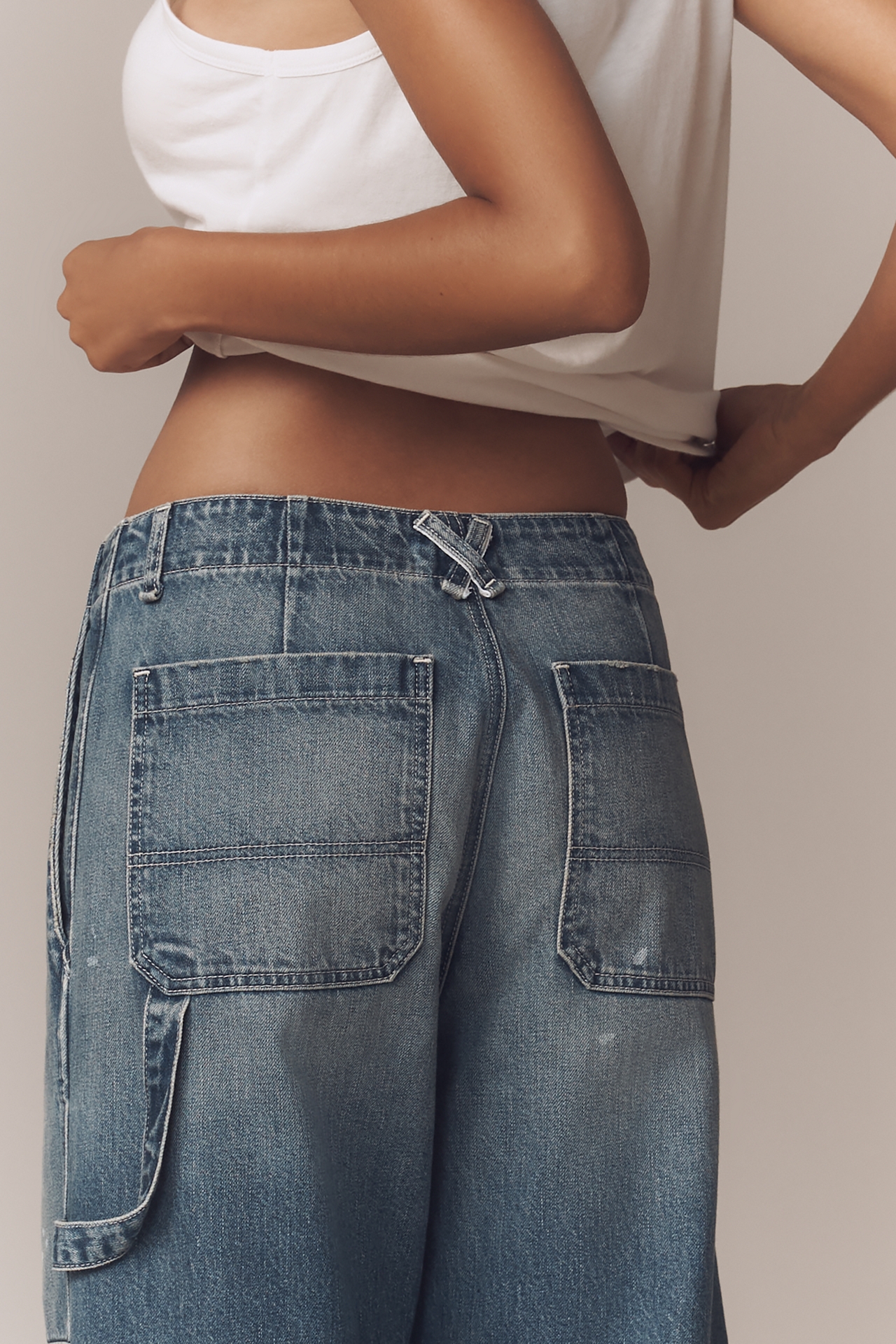 ASKK NY Carpenter High-Rise Relaxed Wide-Leg Jeans