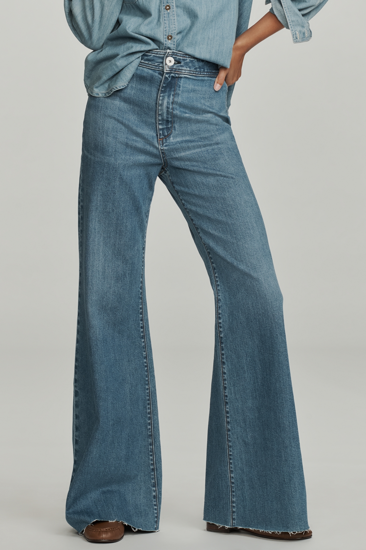 ASKK NY Wooster High-Rise Flare Jeans