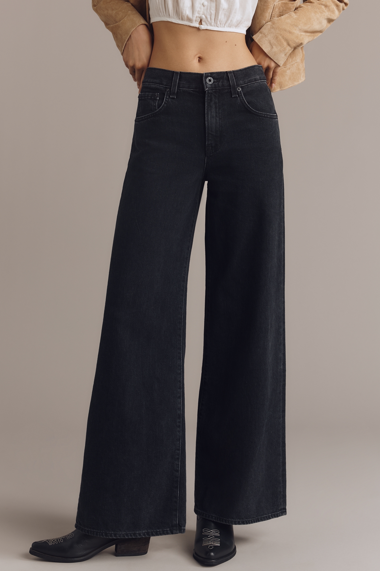 ASKK NY Atomic High-Rise Wide-Leg Jeans