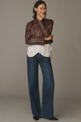 Askk Ny Ludlow High-rise Wide-leg Jeans In Blue