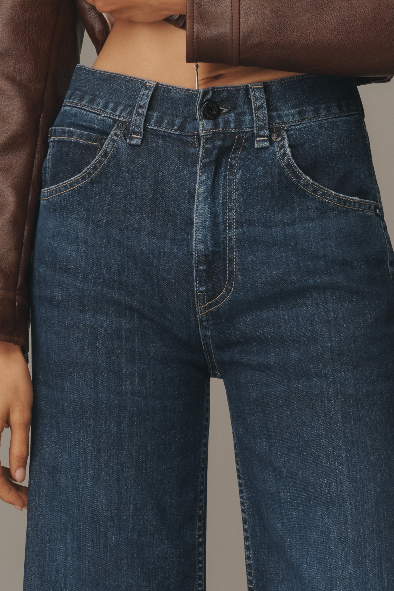 ASKK NY Ludlow High-Rise Wide-Leg Jeans