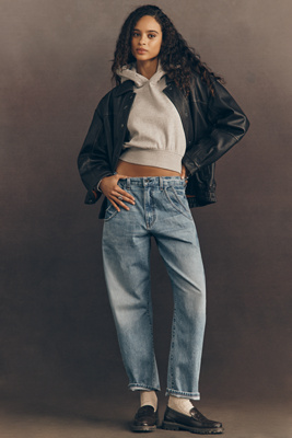 ASKK NY Lenox High-Rise Tapered Jeans | Anthropologie