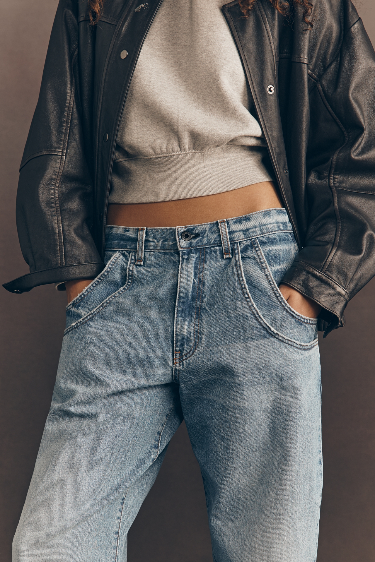 ASKK NY Lenox High-Rise Tapered Jeans