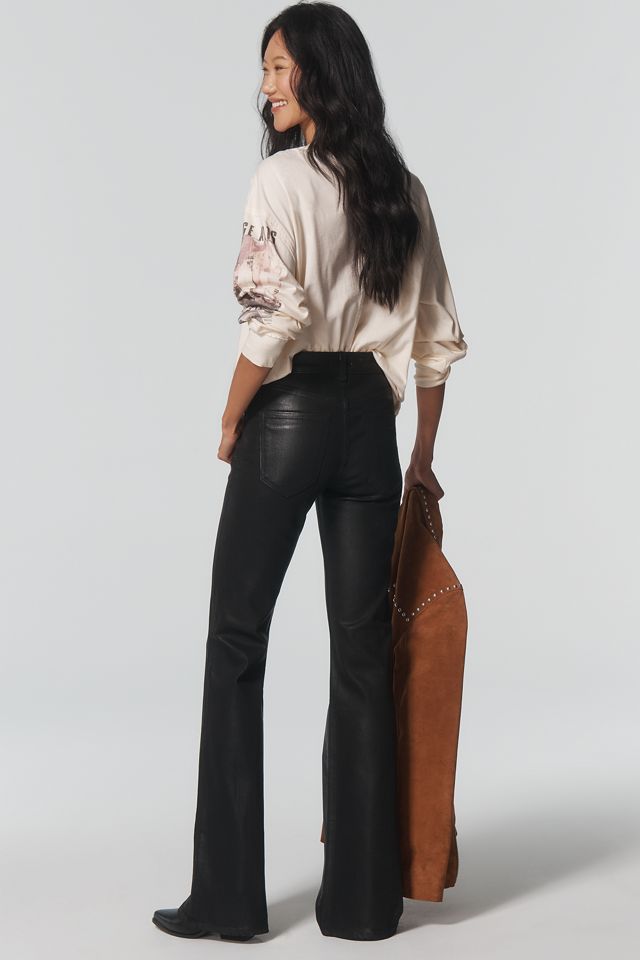 ASKK NY Bond Street High-Rise Coated Flare Jeans #2