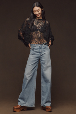 ASKK NY Axle High-Rise Wide Leg Jeans | Anthropologie