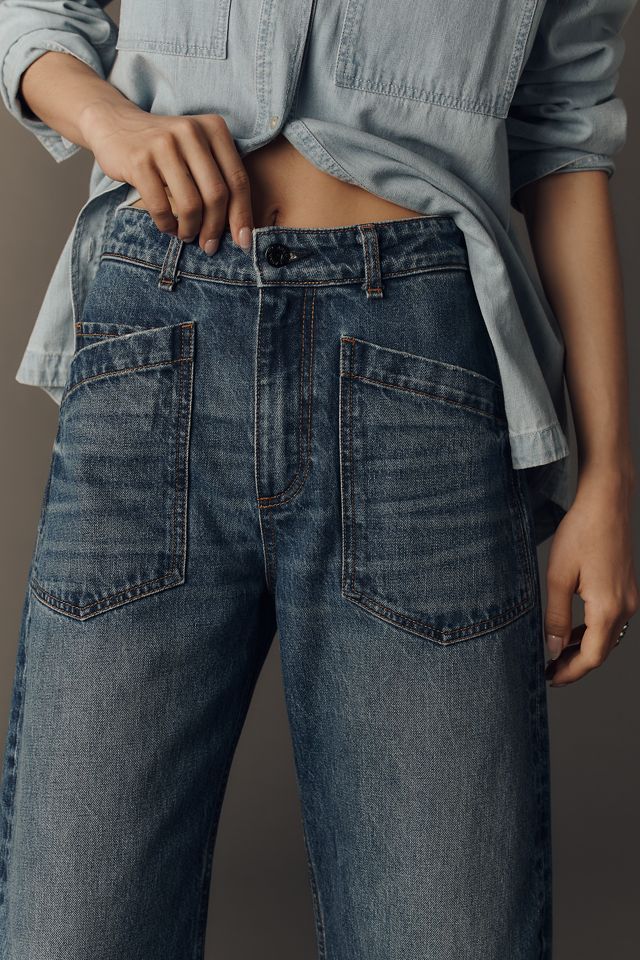 ASKK NY Twisted High-Rise Barrel Jeans #3