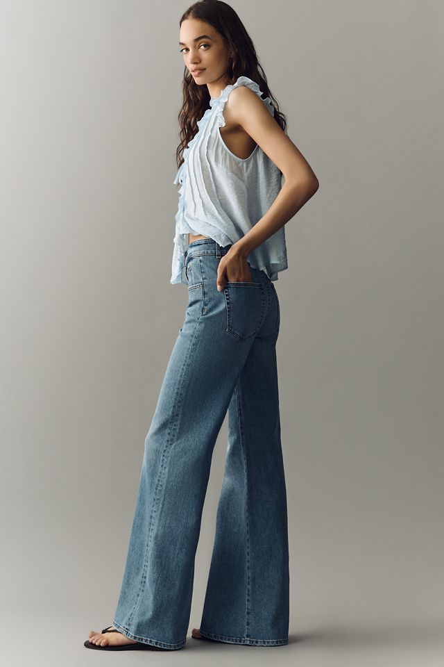 ASKK NY Sunfish Mid-Rise Wide-Leg Jeans | Anthropologie