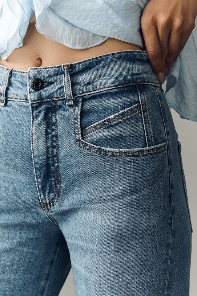ASKK NY Sunfish Mid-Rise Wide-Leg Jeans #3