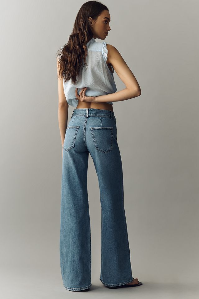 ASKK NY Sunfish Mid-Rise Wide-Leg Jeans | Anthropologie