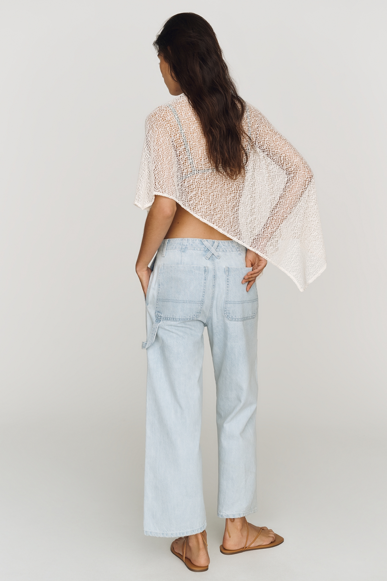 ASKK NY High-Rise Cropped Carpenter Jeans
