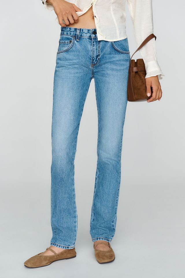 ASKK NY Low-Rise Slim Straight-Leg Jeans  #1