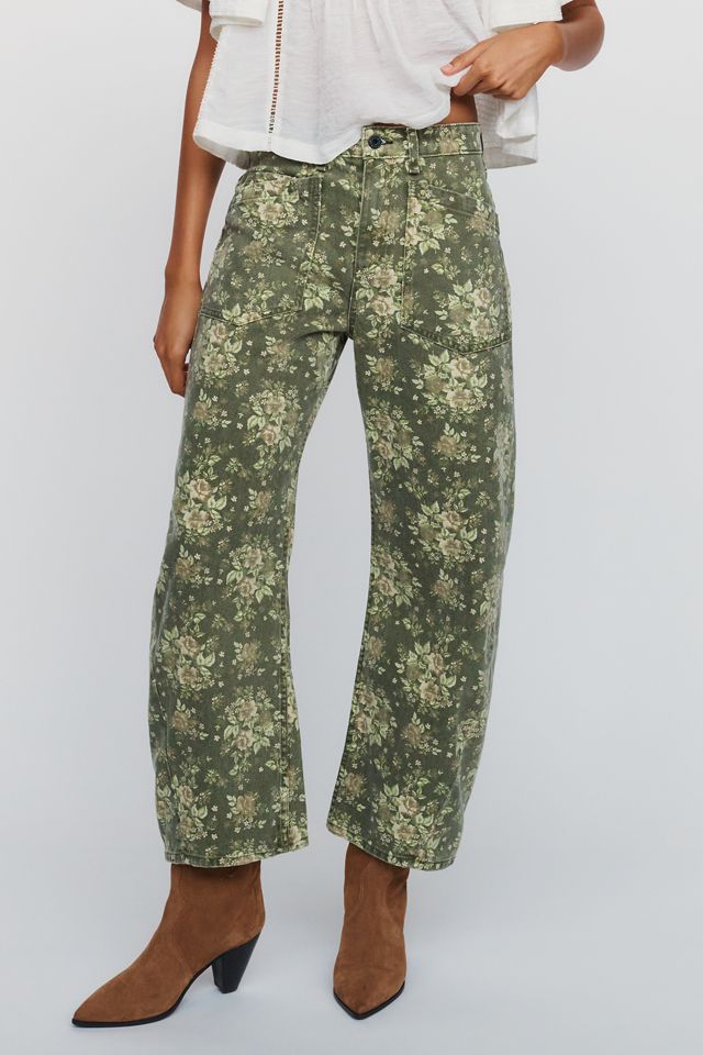 ASKK NY Twisted High-Rise Barrel-Leg Jeans #1