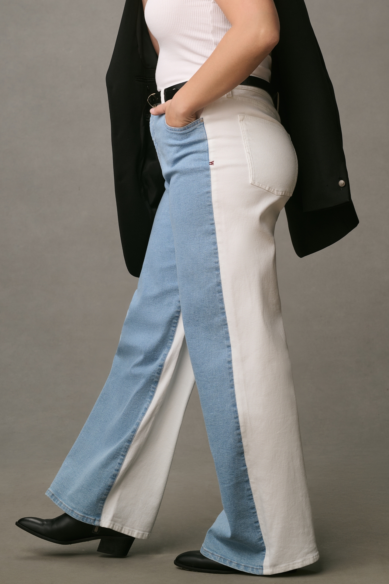 Warp + Weft Plus NCE Two-Tone Jeans