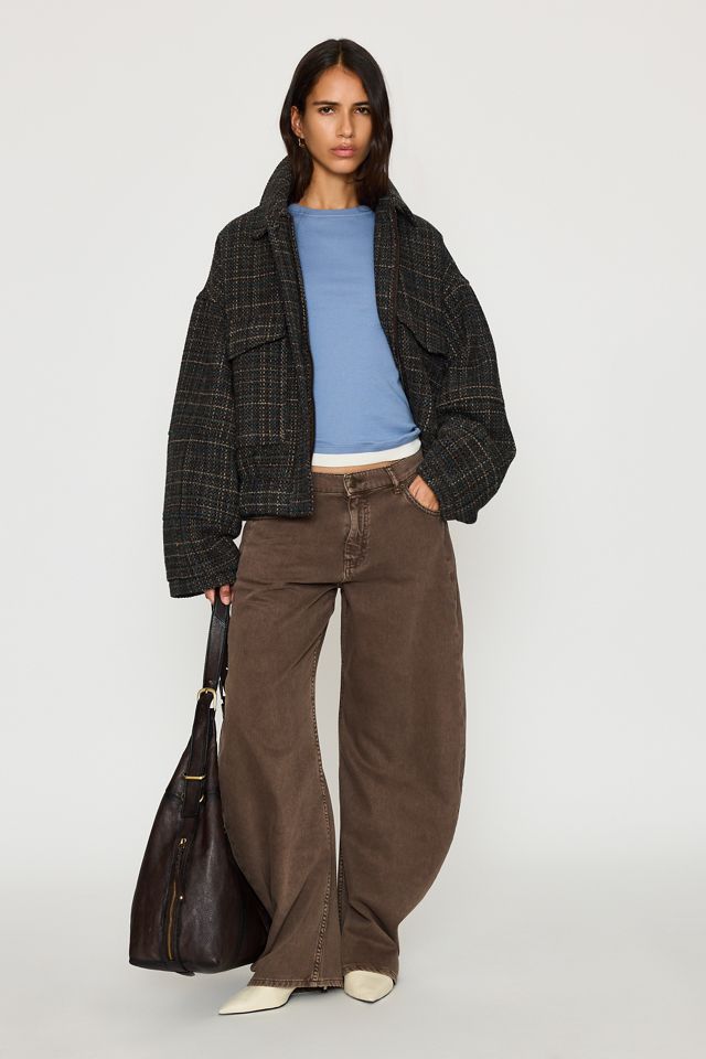 The Mollie Low-Rise Barrel Jeans  #1