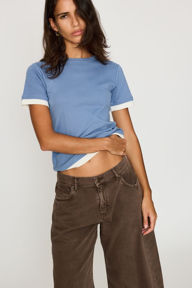 The Mollie Low-Rise Barrel Jeans  #2