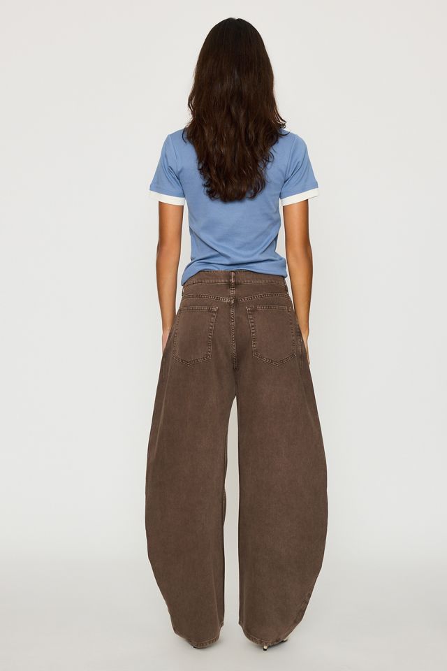 The Mollie Low-Rise Barrel Jeans  #4